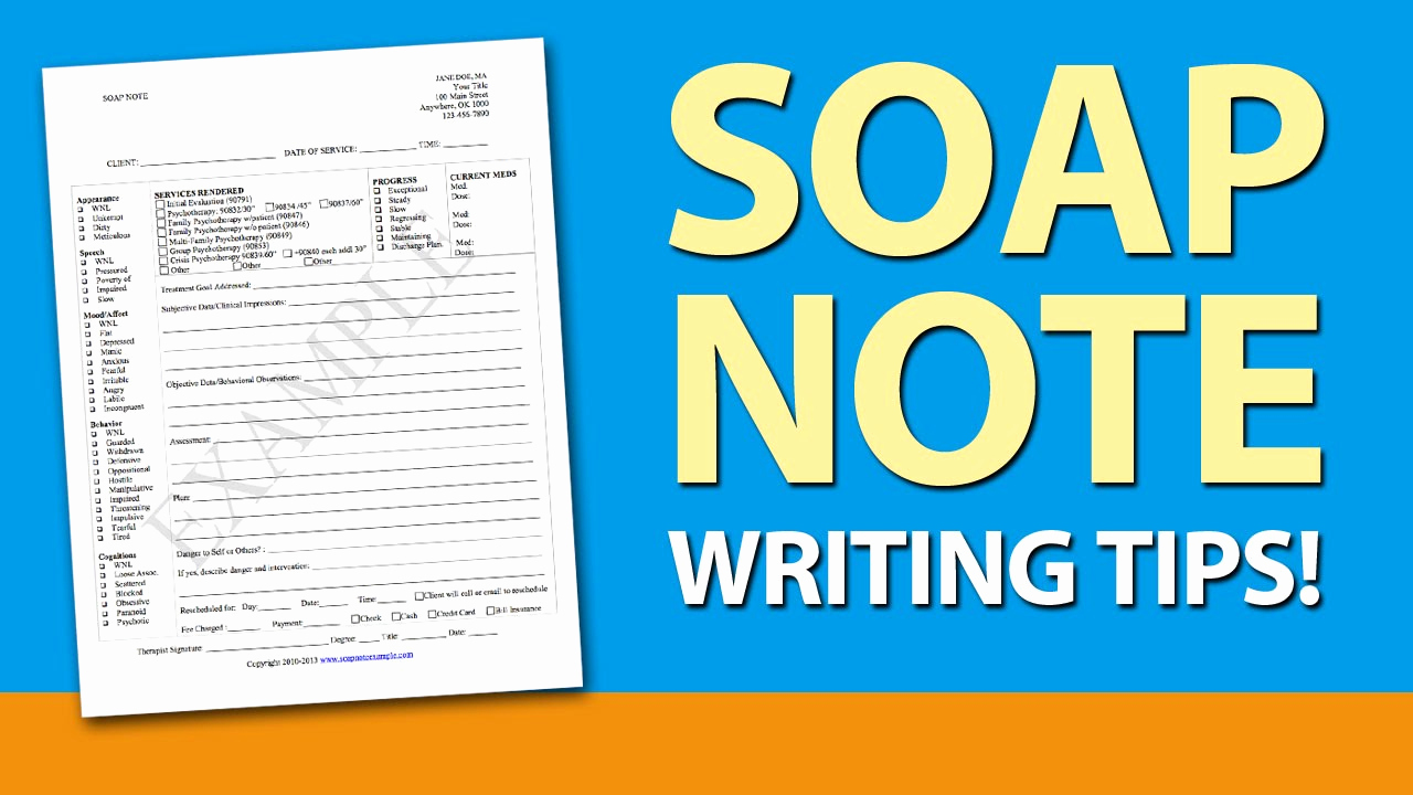 Soap Notes Template Counseling Awesome soap Note Writing Tips for Mental Health Counselors