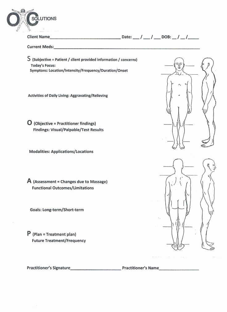 Soap Notes Template Massage Lovely What is A soap Note