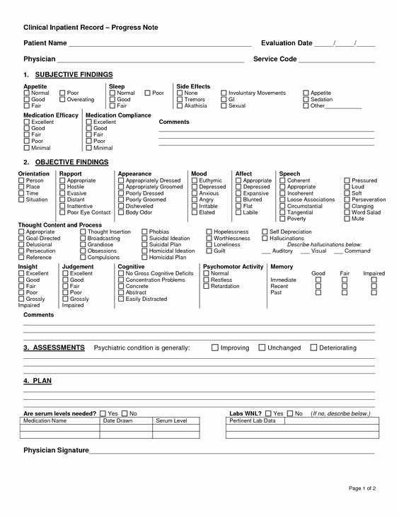 Soap Progress Note Template Lovely Counseling Progress Note Counselling Readings