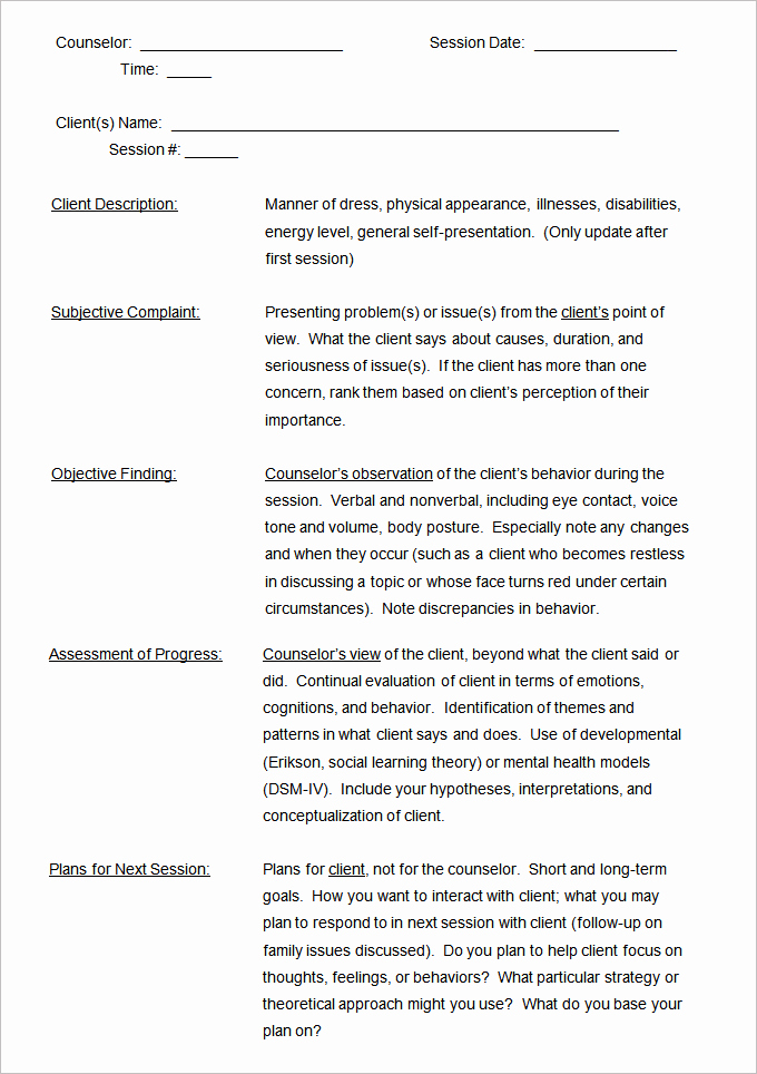 Soap Progress Notes Template Beautiful What is A soap Note