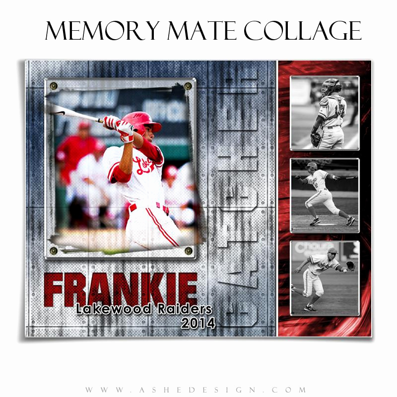 Softball Memory Mate Template Luxury Sports Memory Mates 8x10 Riveted – ashedesign