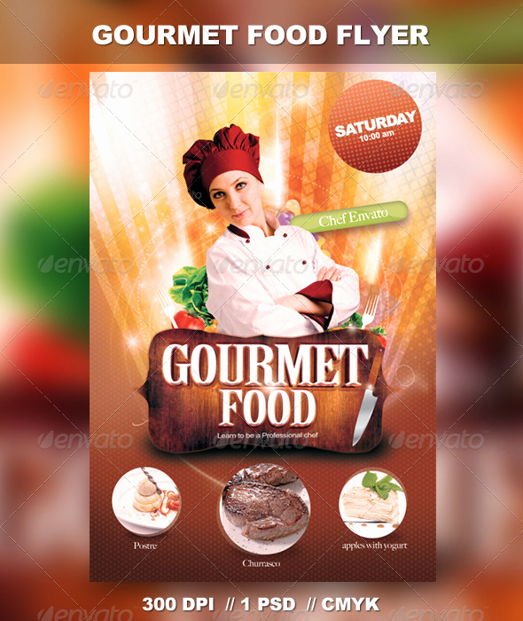 Soul Food Menu Template Inspirational Gourmet Food Flyer by David82flash