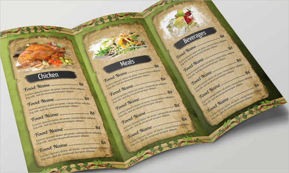 Soul Food Menu Template Lovely 30 Food Menu Templates Free Sample Example format