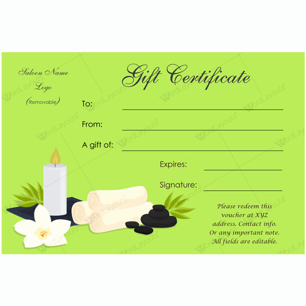 Spa Gift Certificate Template Free Elegant Unzip Multiple Files Free Free Programs Utilities and