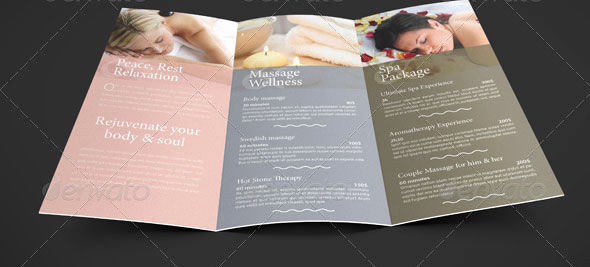 Spa Menu Template Free Awesome 35 Beautiful Spa Brochure Templates – Design Freebies