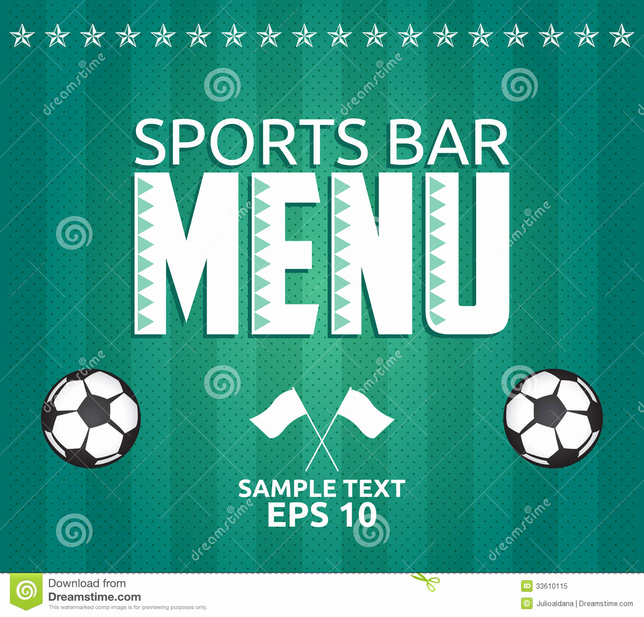 Sports Bar Menu Template Unique Football Sports Bar Menu Card Design Template Royalty