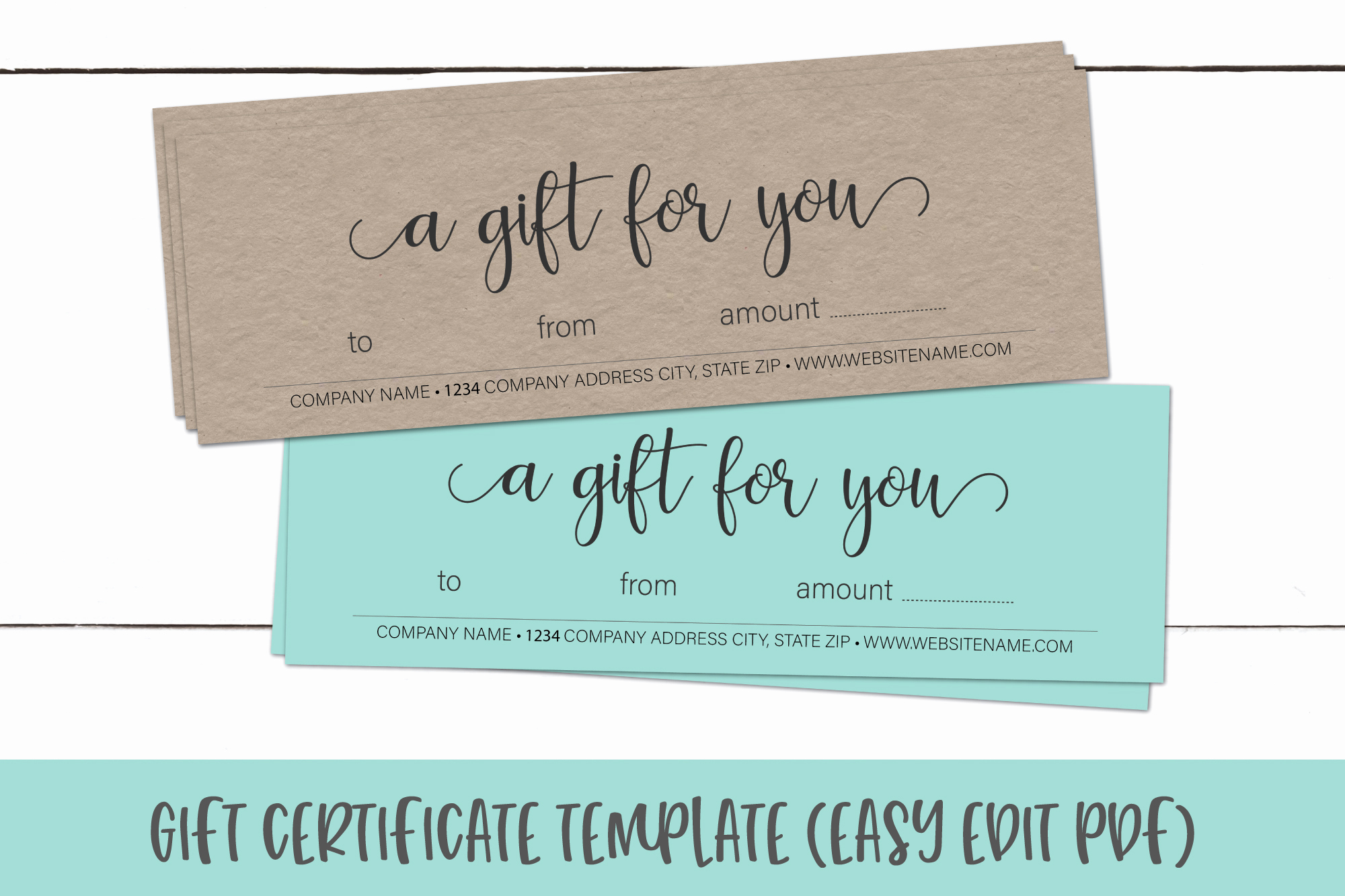 Template for A Gift Certificate Fresh Gift Certificate Template