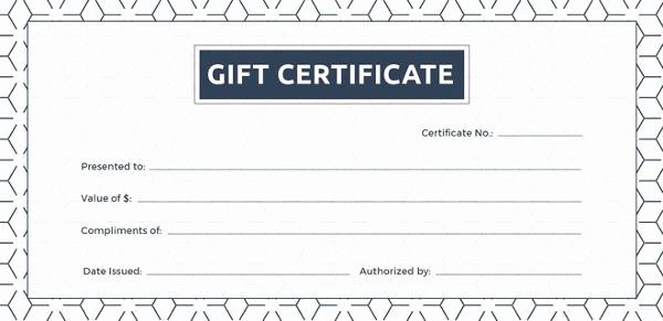 Template for A Gift Certificate Inspirational 12 Blank Gift Certificate Templates – Free Sample