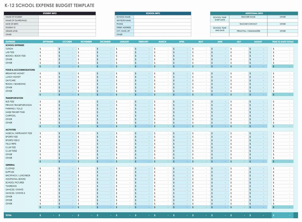 Template for Monthly Budget Best Of Free Monthly Bud Templates