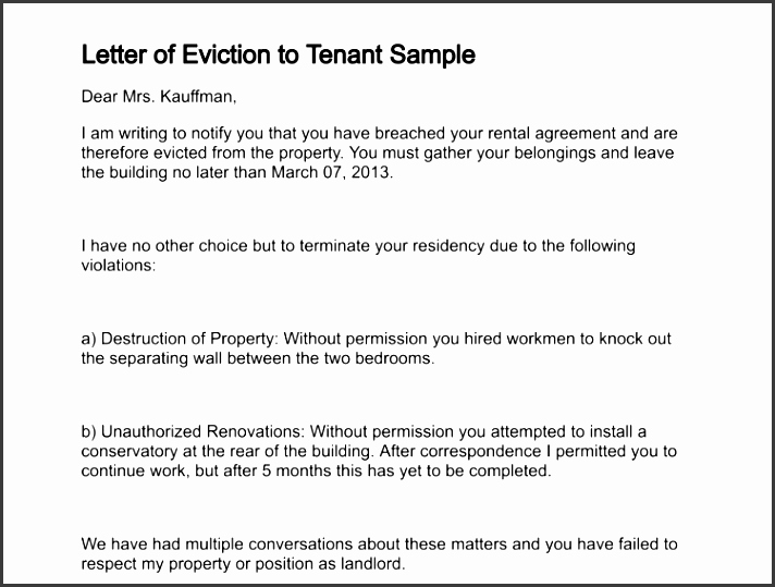 Tenant Eviction Notice Template Unique 10 Tenant Eviction Notice Template Sampletemplatess