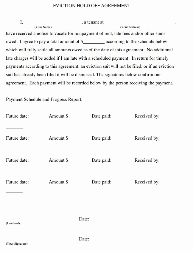 Texas Eviction Notice Template Best Of Free Texas Eviction Hold F Agreement