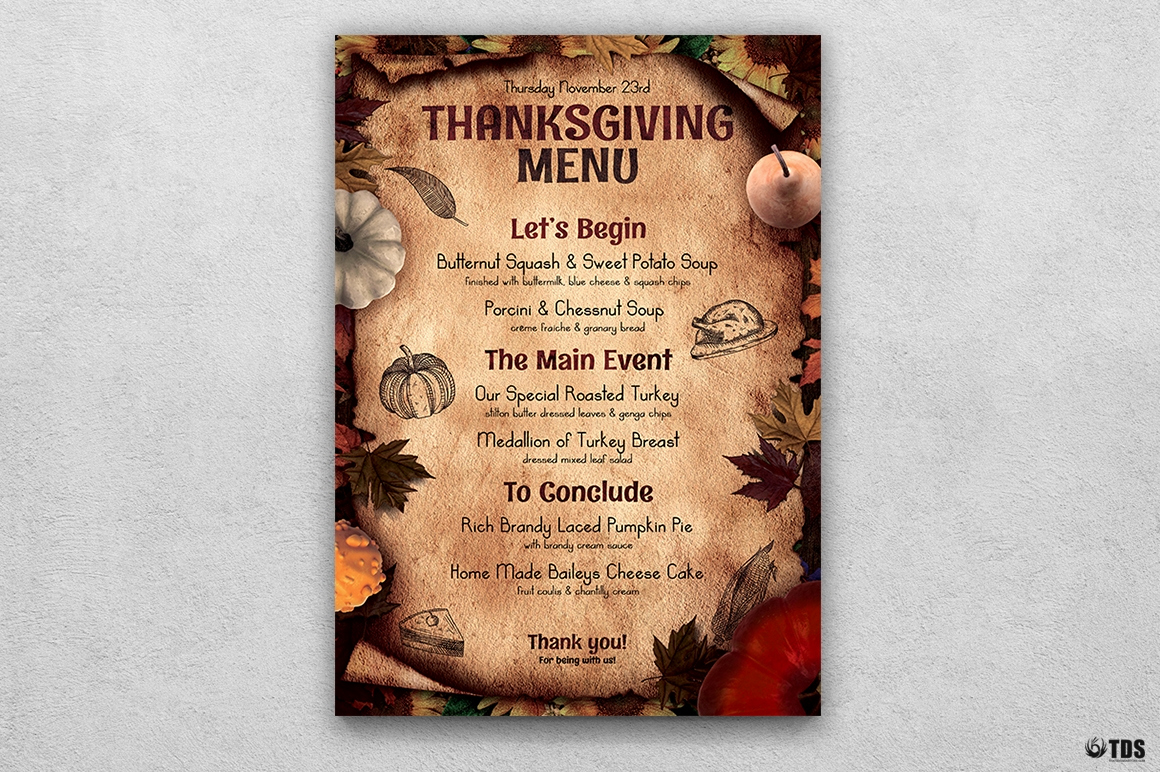 Thanksgiving Day Menu Template Beautiful Thanksgiving Menu Flyer Templates to Customize with Photoshop