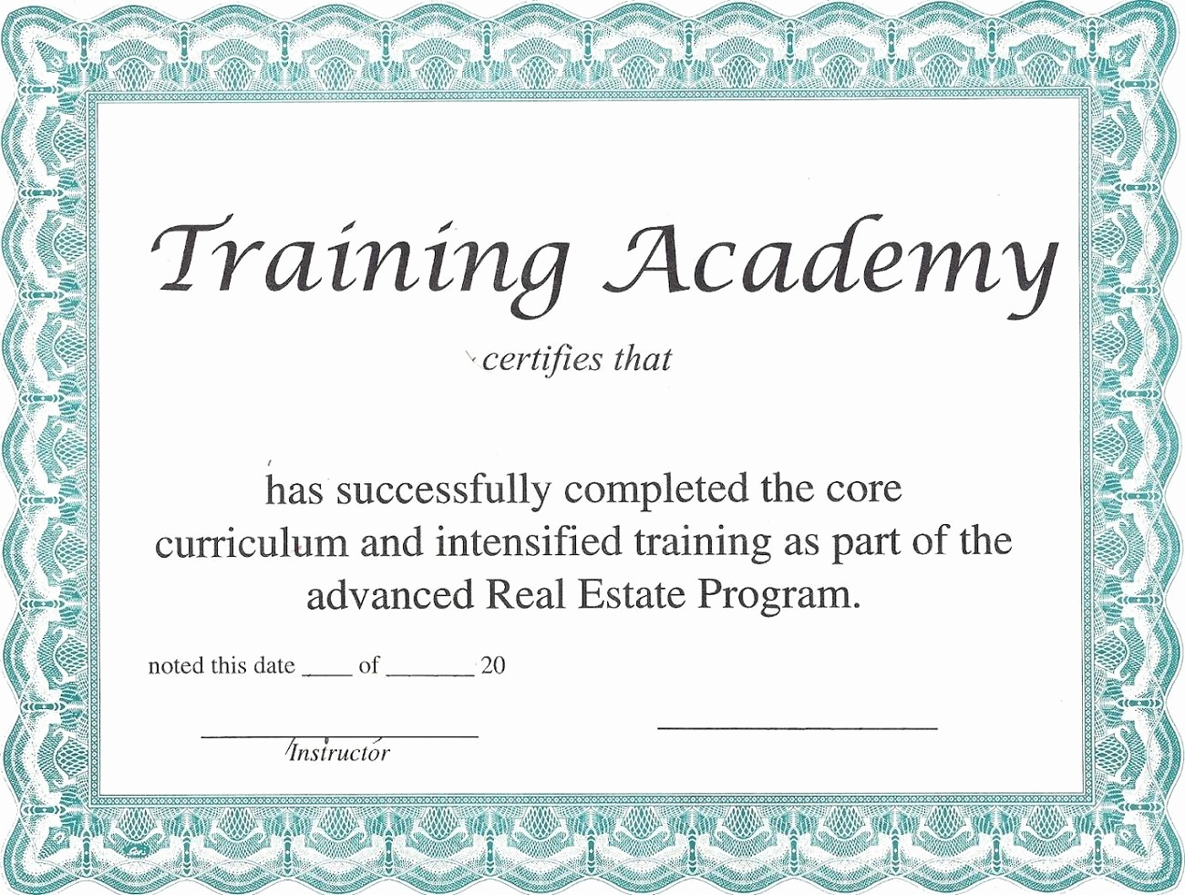 Training Certificate Template Doc Fresh Blank Certificate Templates to Print