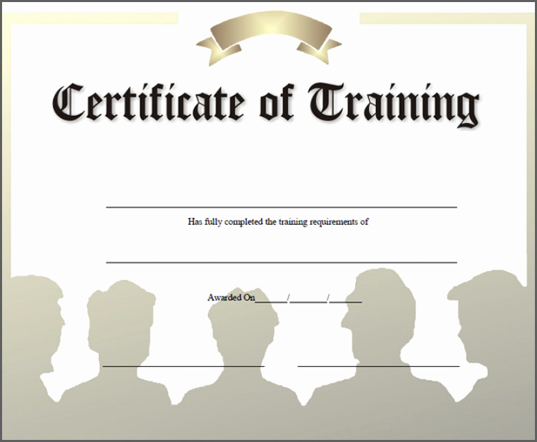 Training Certificate Template Free Download Luxury Course Certificate Template Word Sample which Can Be Used