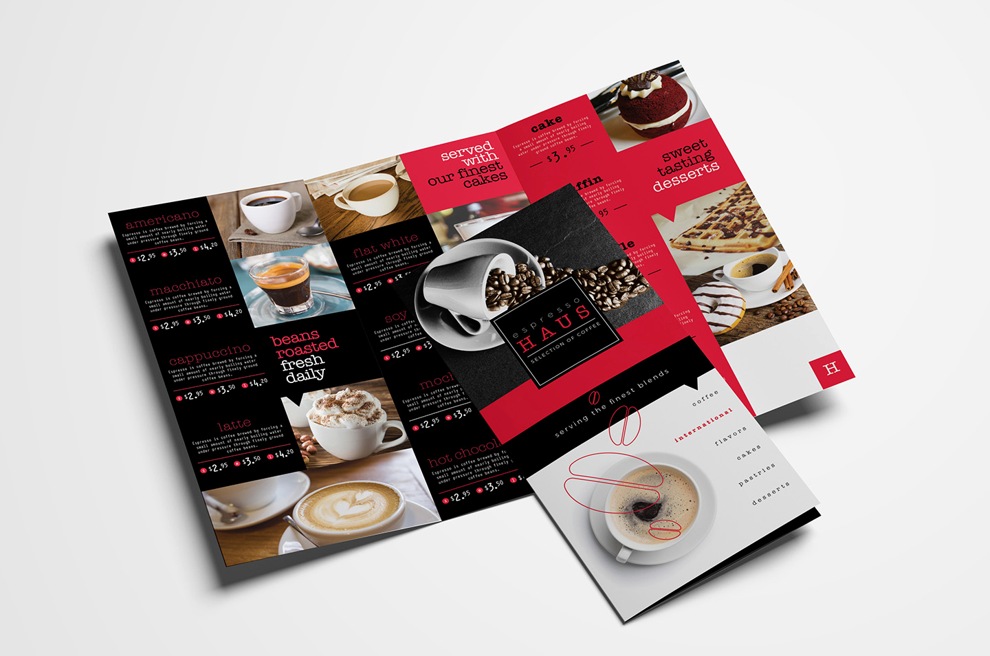 Tri Fold Menu Template Free Awesome Tri Fold Cafe Menu Template In Psd Ai &amp; Vector Brandpacks