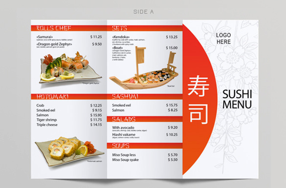 Tri Fold Menu Template Free Beautiful 33 Menu Templates Free Psd Eps Ai Indesign Word