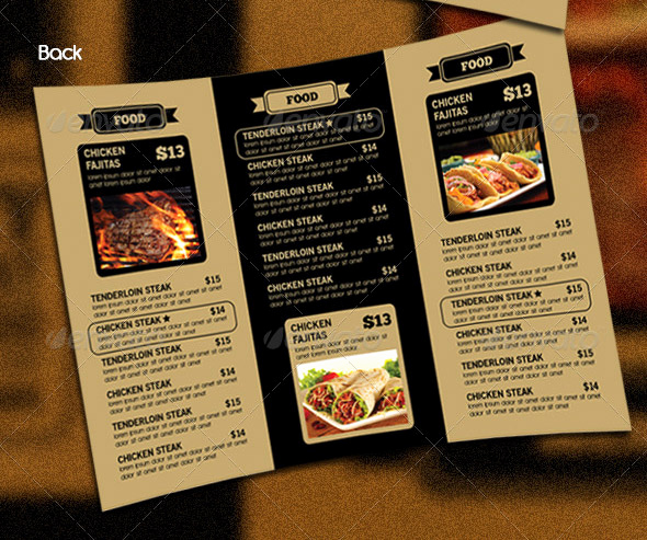 Tri Fold Menu Template Free Best Of 14 Great Tri Fold Restaurant Menu Psd Templates