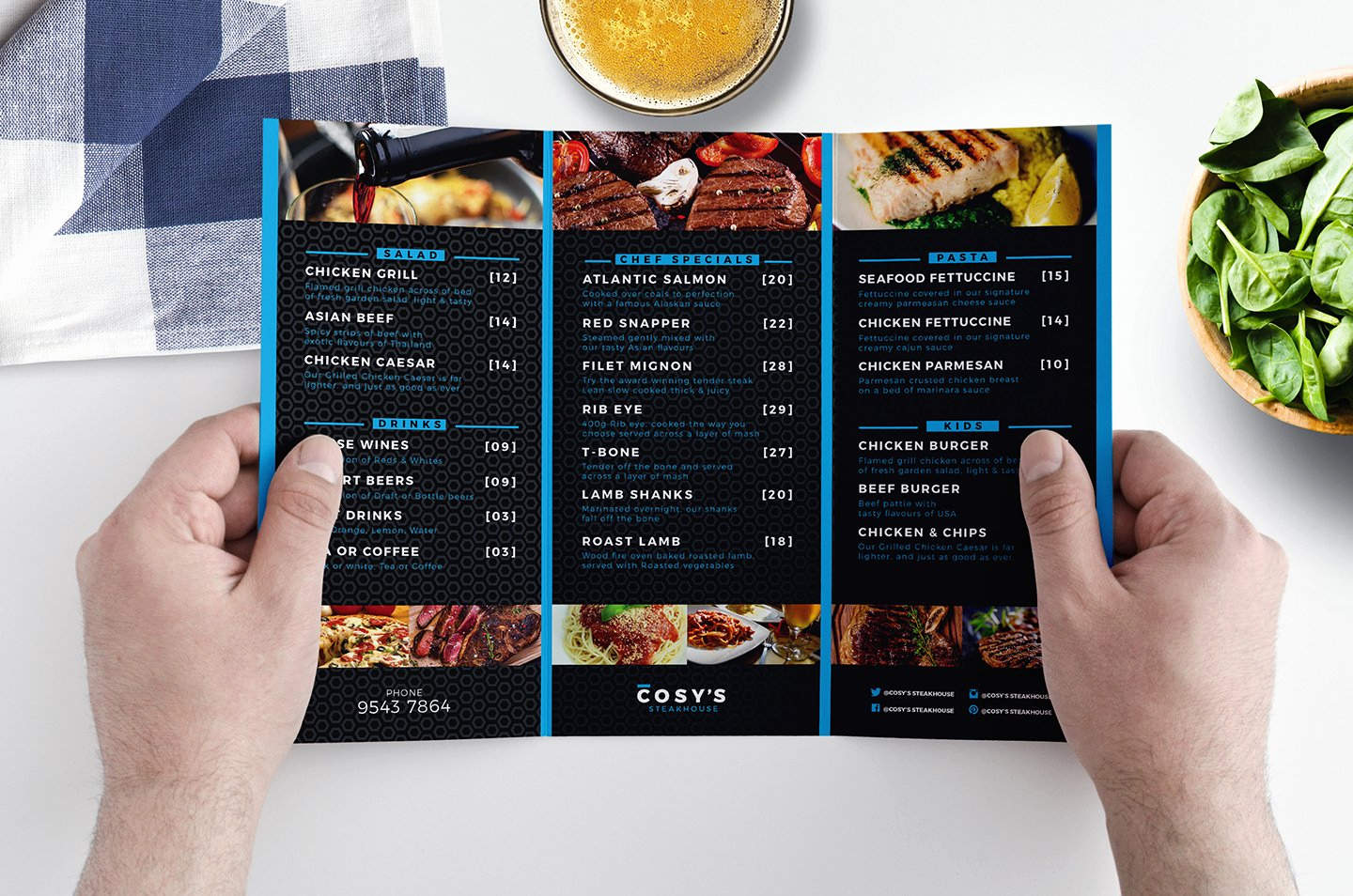 Tri Fold Menu Template Free Fresh Trifold Restaurant Menu Template Brochure Templates