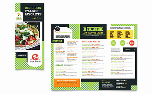 Tri Fold Menu Template Free Lovely Tri Fold Menu Templates &amp; Designs