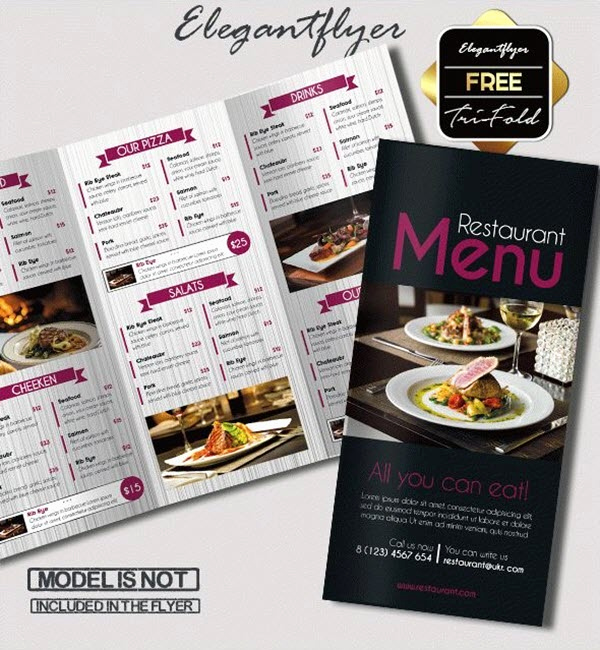 Tri Fold Menu Template Free Lovely What is the Best software for Restaurant Menu Designing