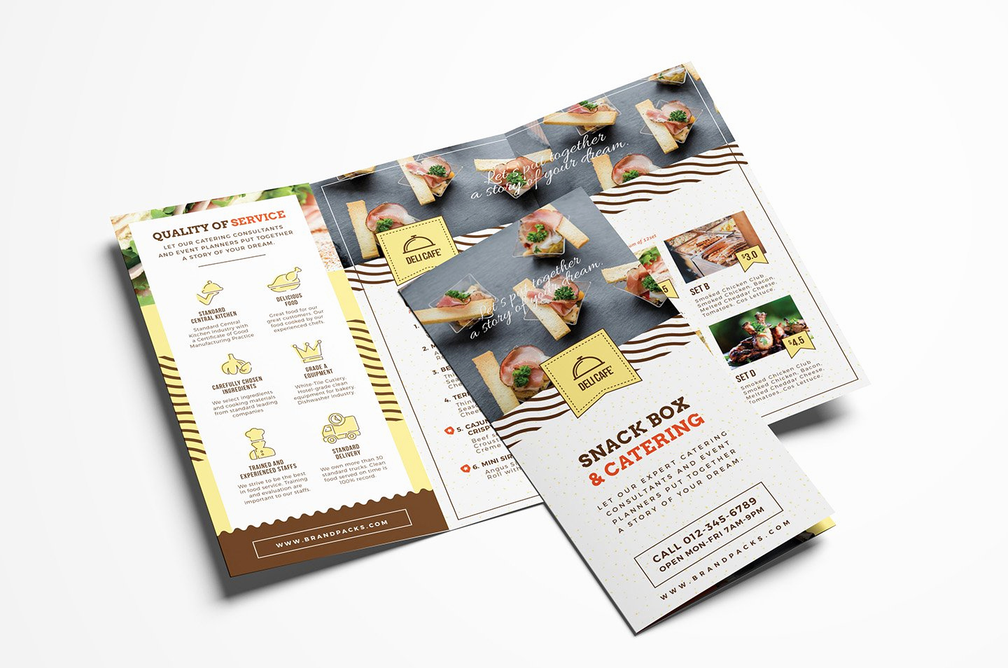 Tri Fold Menu Template Free Luxury Catering Service Tri Fold Menu Brochure Templates