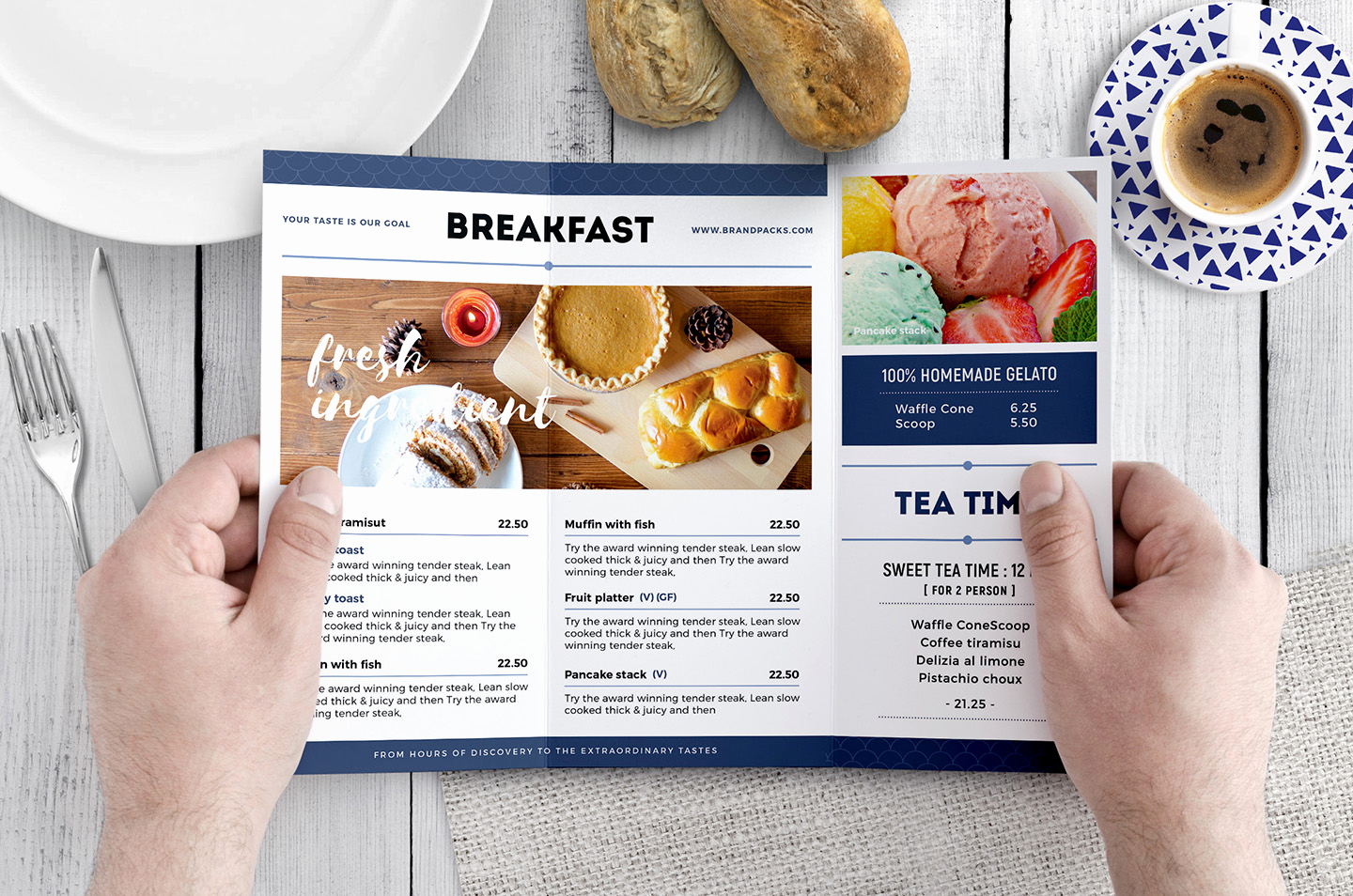 Tri Fold Menu Template Free Luxury Tri Fold Brunch Menu Template In Psd Ai &amp; Vector Brandpacks