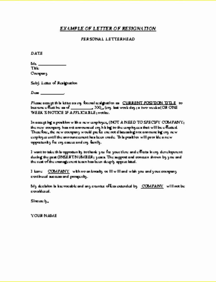 Two Weeks Notice Email Template Unique 2 Weeks Notice Template Email
