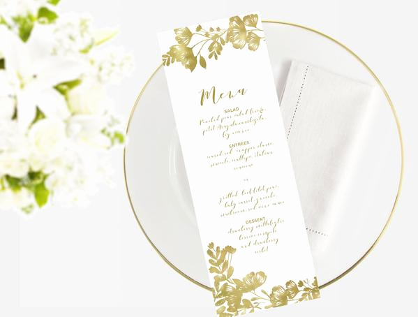 Wedding Menu Template Free Download Inspirational Wedding Menu Template Editable Word Template