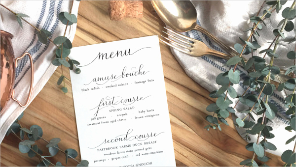 Wedding Menu Template Free Download Luxury 36 Wedding Menu Templates Ai Psd Google Docs Apple