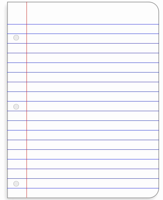 Wide Ruled Notebook Paper Template Awesome 41 Best Images About Notebook Paper Templates On Pinterest