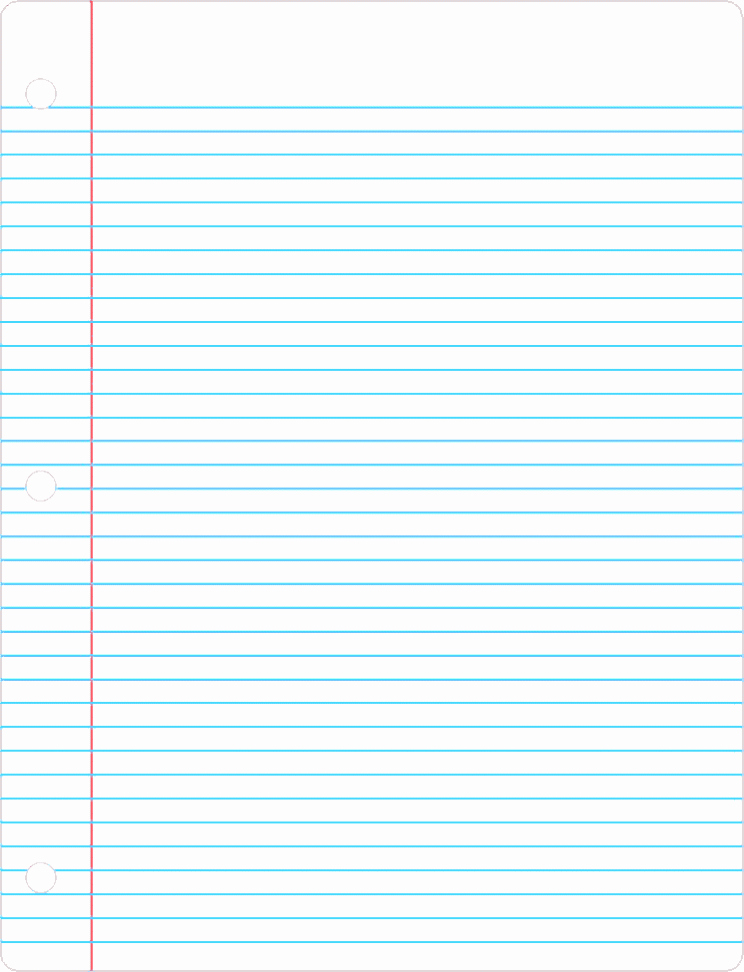Wide Ruled Notebook Paper Template Luxury Free Printable Notebook Paper College &amp; Wide Ruled