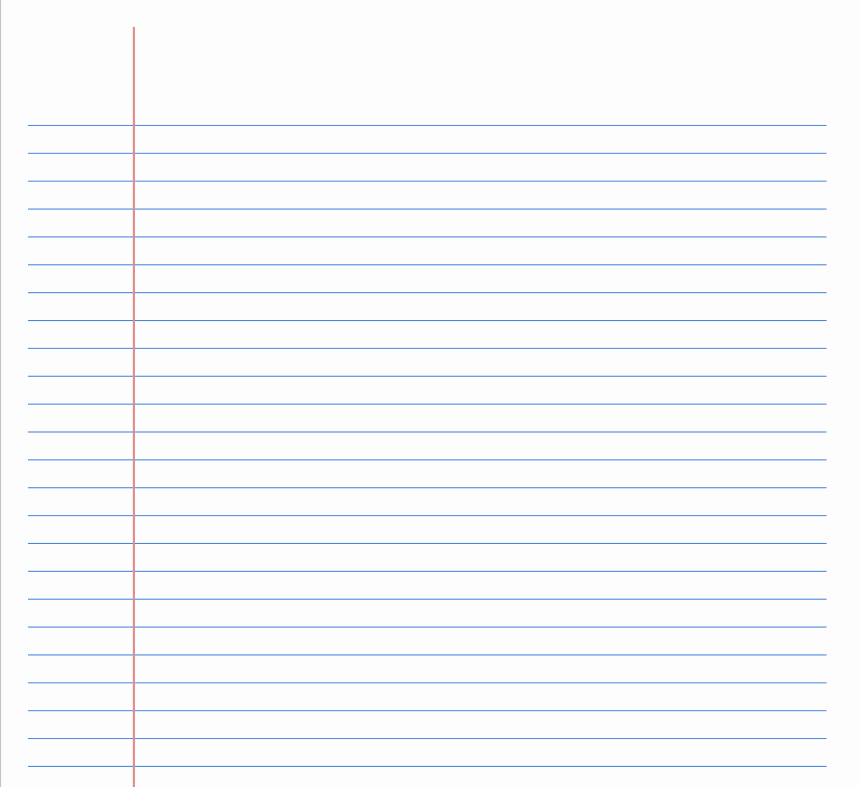 Wide Ruled Notebook Paper Template Unique Printable Lined Paper Exceltemplate