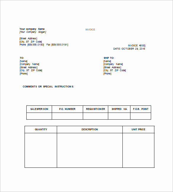 Word Document Invoice Template Elegant 14 Tax Invoice Templates Docs Pdf