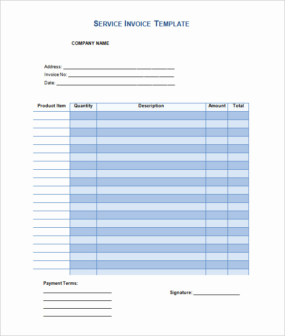 Word Document Invoice Template Fresh Invoice Template 53 Free Word Excel Pdf Psd format