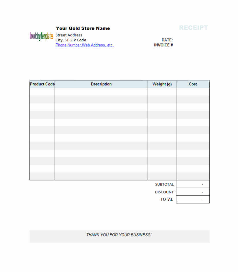 Work Invoice Template Word New Graphic Receipt Template