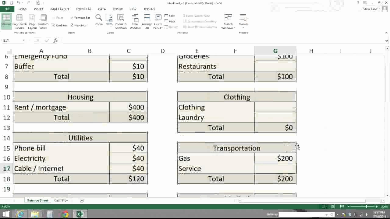 Zero Based Budget Template Fresh Zero Based Bud Spreadsheet Dave Ramsey