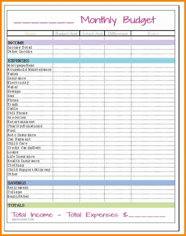 Zero Based Budget Template Inspirational Zero Based Bud Ing Template